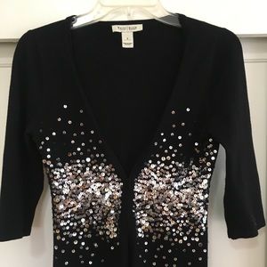 Black embellished cardigan